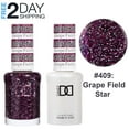 thumbnail image 1 of DND Gel Nail Polish & Nail Lacquer Set Soak Off Duo Set - #409 Grape Field Star, 0.5 oz, 1 of 4