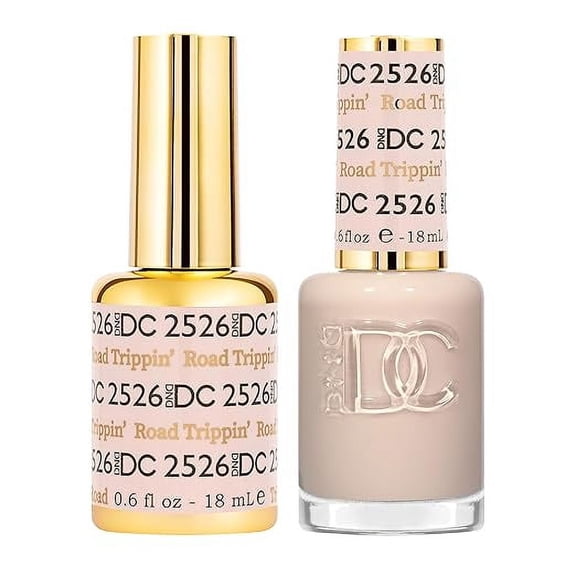 DND Gel Polish Set - 1 each of Gel Polish and Nail Polish, 2526 Road Trippin’, 0.5 Fl Oz