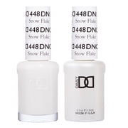 DND Gel Polish Set, White Collection, UV/LED GelPolish and Air Dry Nail Lacquer, Matching Chip-Free Polish Duo, 0.5 Fl Oz Each