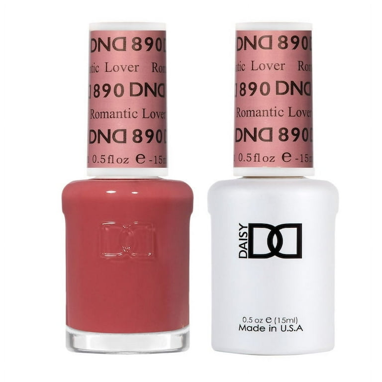 Daisy DND UV Gel Nail Polish, Romantic Lover #890, 0.5oz, Soak Off