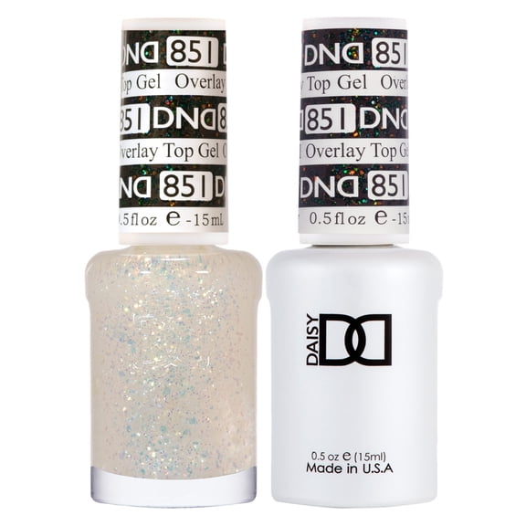 DND Nail Polish Gel & Matching Lacquer 851 Overlay Top Gel