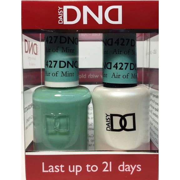 DND Nail Polish Gel & Matching Lacquer Set (427 - Air Of Mint)