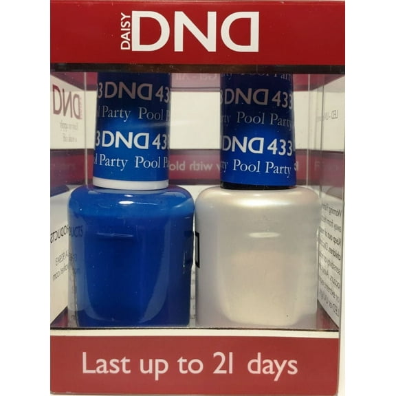 DND Nail Polish Gel & Matching Lacquer Set (433 - Pool Party)