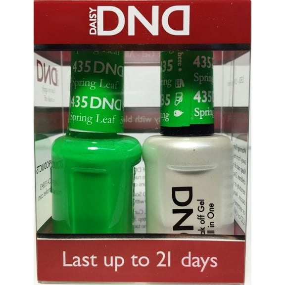 DND Nail Polish Gel & Matching Lacquer Set (435 - Spring Leaf)