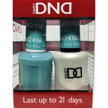 DND Nail Polish Gel & Matching Lacquer Set (436 - Baby Blue)