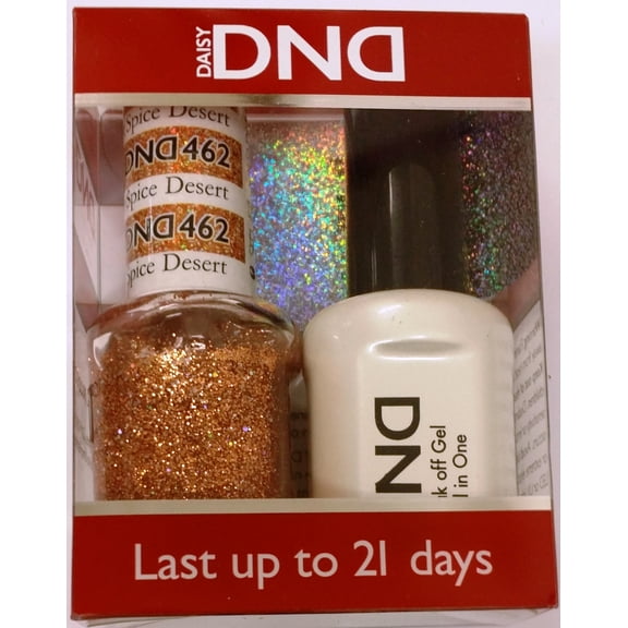 DND Nail Polish Gel & Matching Lacquer Set (462 - Spice Desert)