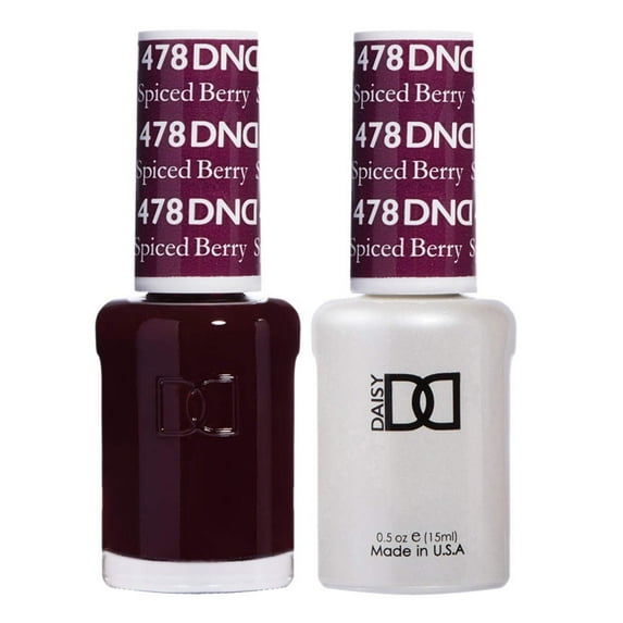 DND Nail Polish Gel & Matching Lacquer Set - 478 SPICED BERRY
