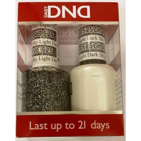 DND Nail Polish Gel & Matching Lacquer Set (525 - Light Dark sky)