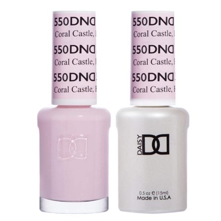 DND Nail Polish Gel & Matching Lacquer Set - 550 Coral Castle