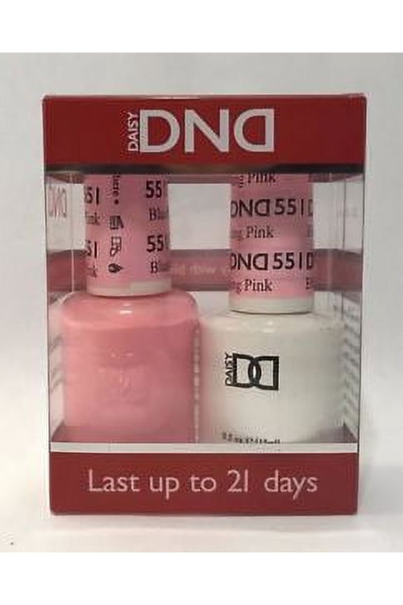 DND Nail Polish Gel & Matching Lacquer Set (551 Blushing Pink)
