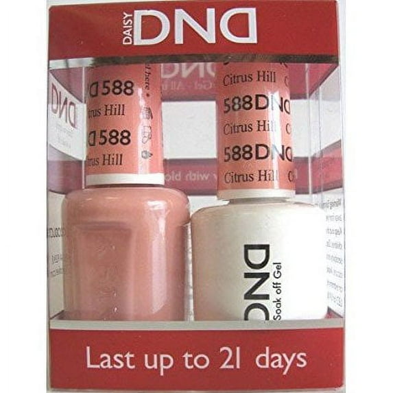 DND Nail Polish Gel & Matching Lacquer Set (588 - Citrus Hill)