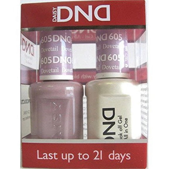 DND Nail Polish Gel & Matching Lacquer Set (605 - Dovetail)