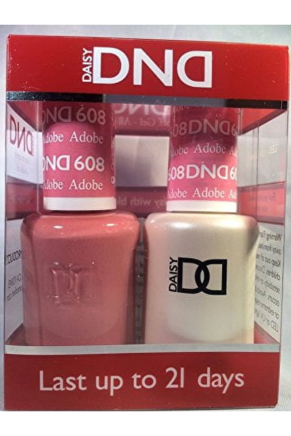 DND Nail Polish Gel & Matching Lacquer Set (608 - Adobe)