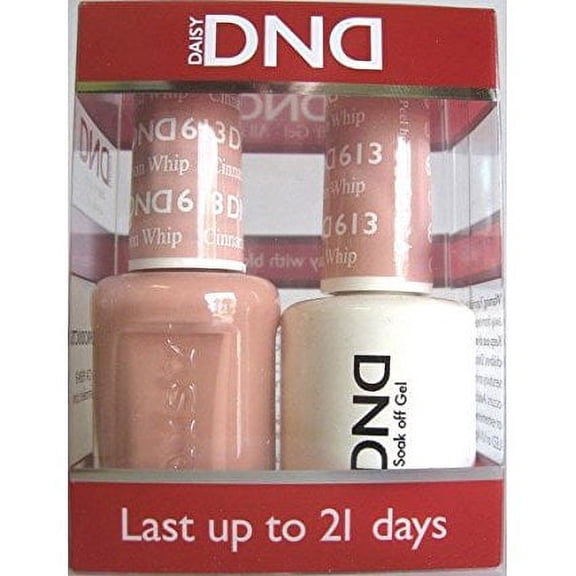 DND Nail Polish Gel & Matching Lacquer Set (613 - Cinnamon Whip)