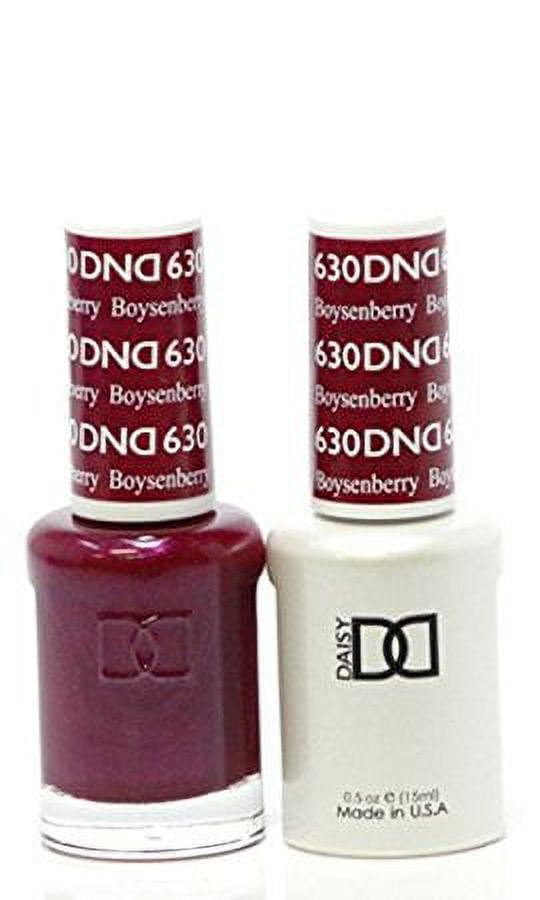 DND Nail Polish Gel & Matching Lacquer Set (630 Boysenberry)