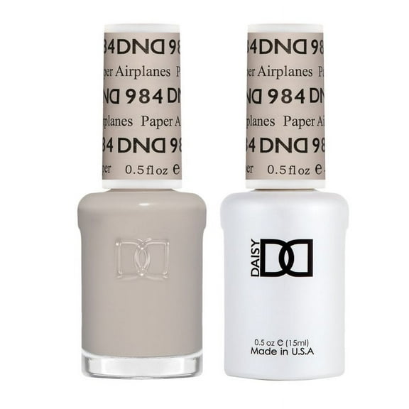 DND Nail Polish Gel & Matching Lacquer Set 984 Paper Airplanes