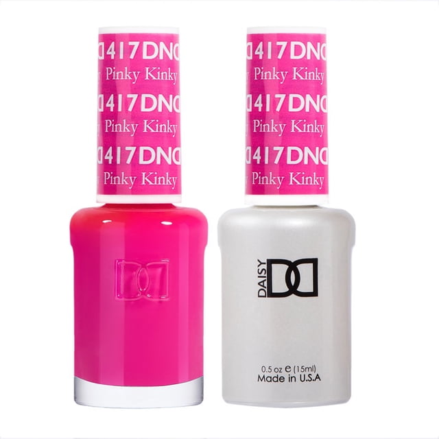 DND Nail Polish Gel & Matching Lacquer Set Duo 417 Pinky Kinky