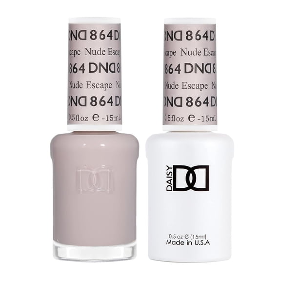 DND Nail Polish Gel & Matching Lacquer Set Duo 864 Nude Escape