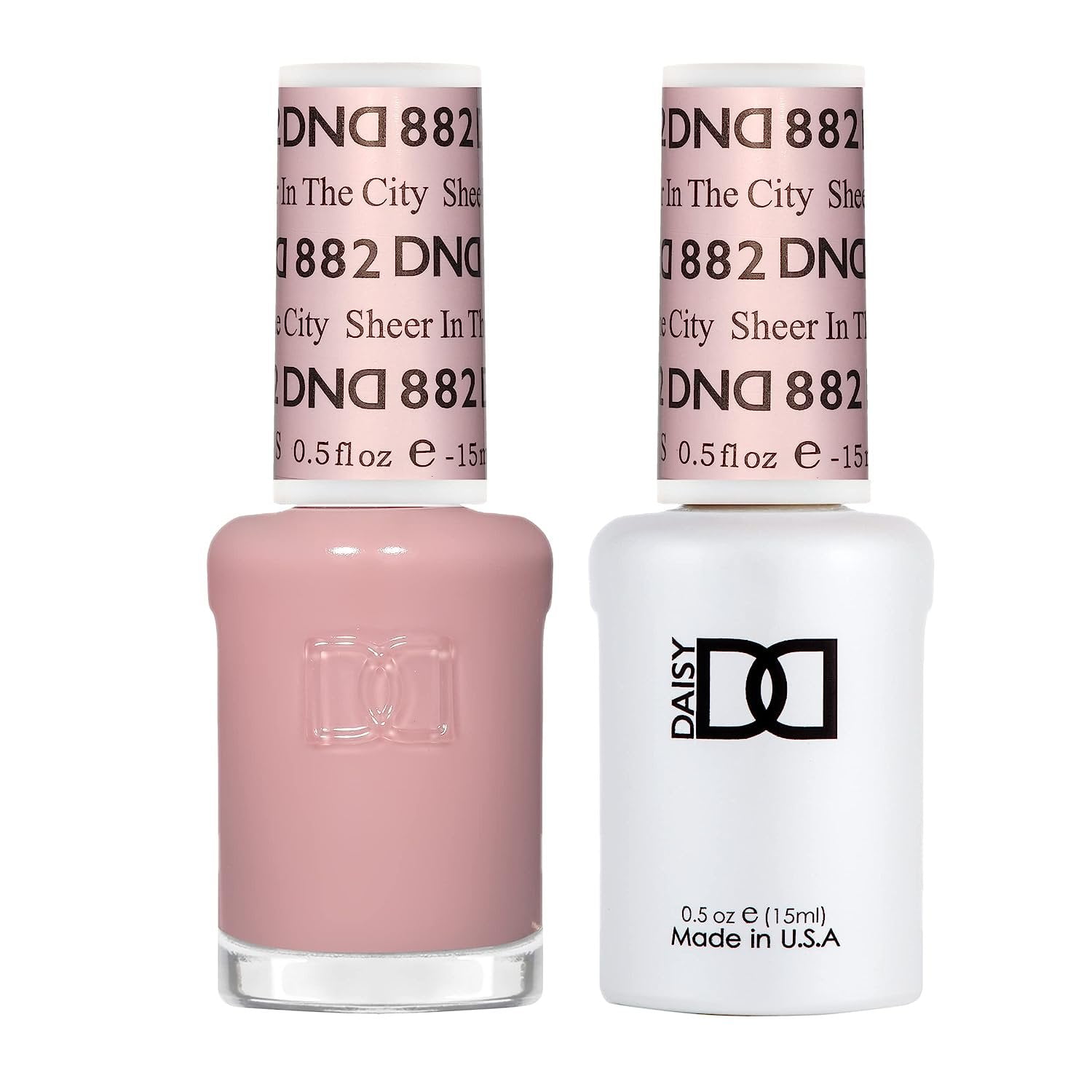 DND Nail Polish Gel & Matching Lacquer Set Duo 882 Sheer In the City