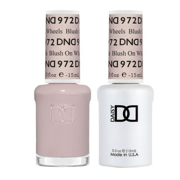 DND Nail Polish Gel & Matching Lacquer Set Duo 972 Blush On Wheels