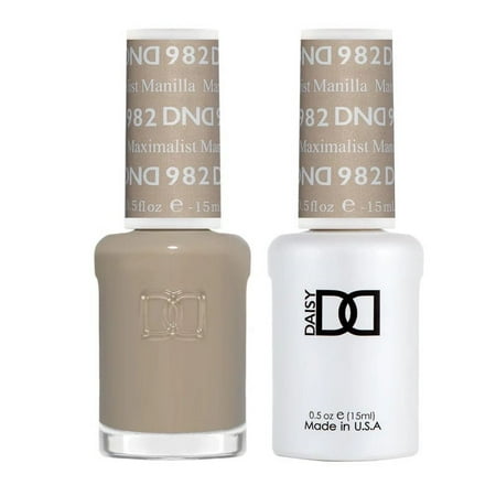 DND Nail Polish Gel & Matching Lacquer Set Duo 982 Maximalist Manilla