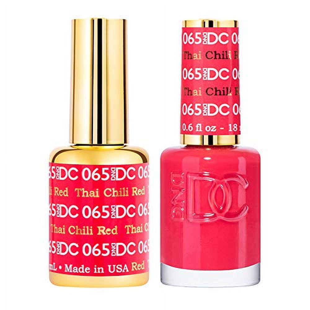 DND Nail Polish, Nail Gel,DC Thai Chili Red D, Looks Classy On Your