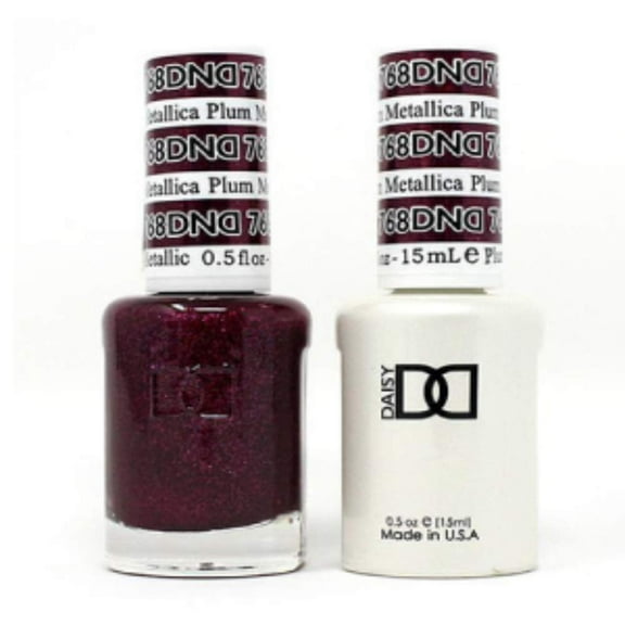 DNDGel & Matching Polish Set - DND Gel & Lacquer 768 METALLICA PLUM