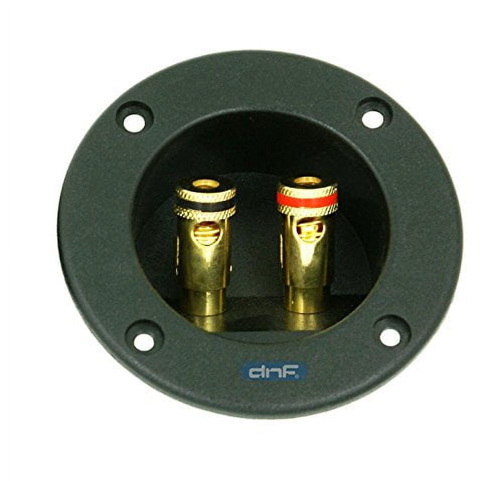 DNF (1 Piece) Black Round Ring Spring Cup Connector Speaker Box