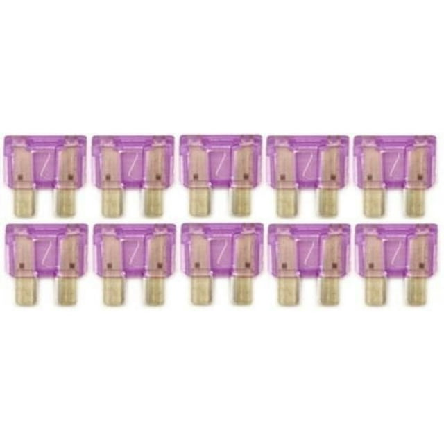 DNF 10 Pack 3 AMP ATC Blade Style 12V Automobile Fuses