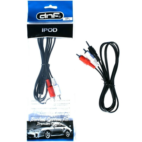 DNF 10 Pack 4FT 3.5 MM AUX Male To 2 RCA Cable Mp3 + iPod + iPhone + Stereo + Smartphones