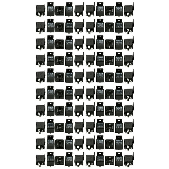 DNF (100 Pack) 30/40 AMP 12V Bosch Style SPDT Relays