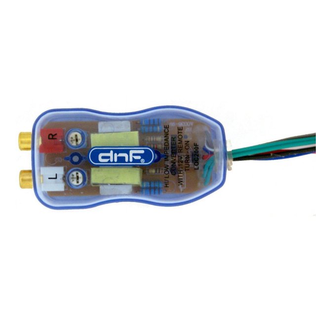 DNF Auto Car Audio Converter RCA Stereo High To Low Adjustable