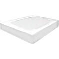 thumbnail image 1 of DNG Creations 1 Piece Box Spring Cover 100% Egyptian Cotton Wrap Around 4 Sides for Hotel & Home, Fits Box Springs up to 15 Inch Deep Pocket ( Solid White - King ), 1 of 7
