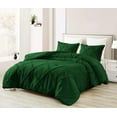 thumbnail image 1 of DNG Creations 3 Piece Diamond Ruffle Comforter 100% Egyptian Cotton, 800TC - Solid Green Colour - Super Soft 550 GSM All Season ( Full/Queen - Size ), 1 of 6