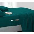 thumbnail image 1 of DNG Creations 4 Piece Sheet Set 10 Inch Deep Pocket With Side Storage Pockets 100% Egyptian Cotton, 800 Thread Count ( Solid Teal - Twin ), 1 of 3