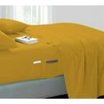 thumbnail image 1 of DNG Creations 4 Piece Sheet Set 12 Inch Deep Pocket With Side Storage Pockets 100% Egyptian Cotton, 800 Thread Count ( Solid Gold - Queen ), 1 of 3