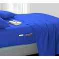thumbnail image 1 of DNG Creations 4 Piece Sheet Set 12 Inch Deep Pocket With Side Storage Pockets 100% Egyptian Cotton, 800 Thread Count ( Solid Royal Blue - King ), 1 of 3