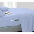 thumbnail image 1 of DNG Creations 4 Piece Sheet Set 24 Inch Deep Pocket With Side Storage Pockets 100% Egyptian Cotton, 800 Thread Count ( Solid Light Blue - Twin ), 1 of 3