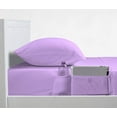 thumbnail image 1 of DNG Creations 4 Piece Sheet Set With Elastic Side Storage Pockets 100% Egyptian Cotton, 800 Thread Count 18 Inch Deep Pocket ( Solid Lilac - California King ), 1 of 4