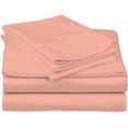 thumbnail image 1 of DNG Creations 4 Piece Waterbed Sheet Set Attached with Fitted Sheet 10 Inch Deep Pocket 100% Egyptian Cotton, 800 Threads Count ( Solid Peach - King/California King ), 1 of 3