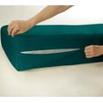thumbnail image 1 of DNG Creations Zipper Mattress Cover 12 Inch Deep Pocket (Solid Teal - Twin XL), 1 of 2