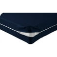 thumbnail image 1 of DNG Creations Zipper Mattress Cover with 15 Inch Deep Pocket (Stripe Navy Blue - Full ), 1 of 1