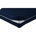 thumbnail image 1 of DNG Creations Zipper Mattress Cover with 18 Inch Deep Pocket (Stripe Navy Blue - Queen ), 1 of 1
