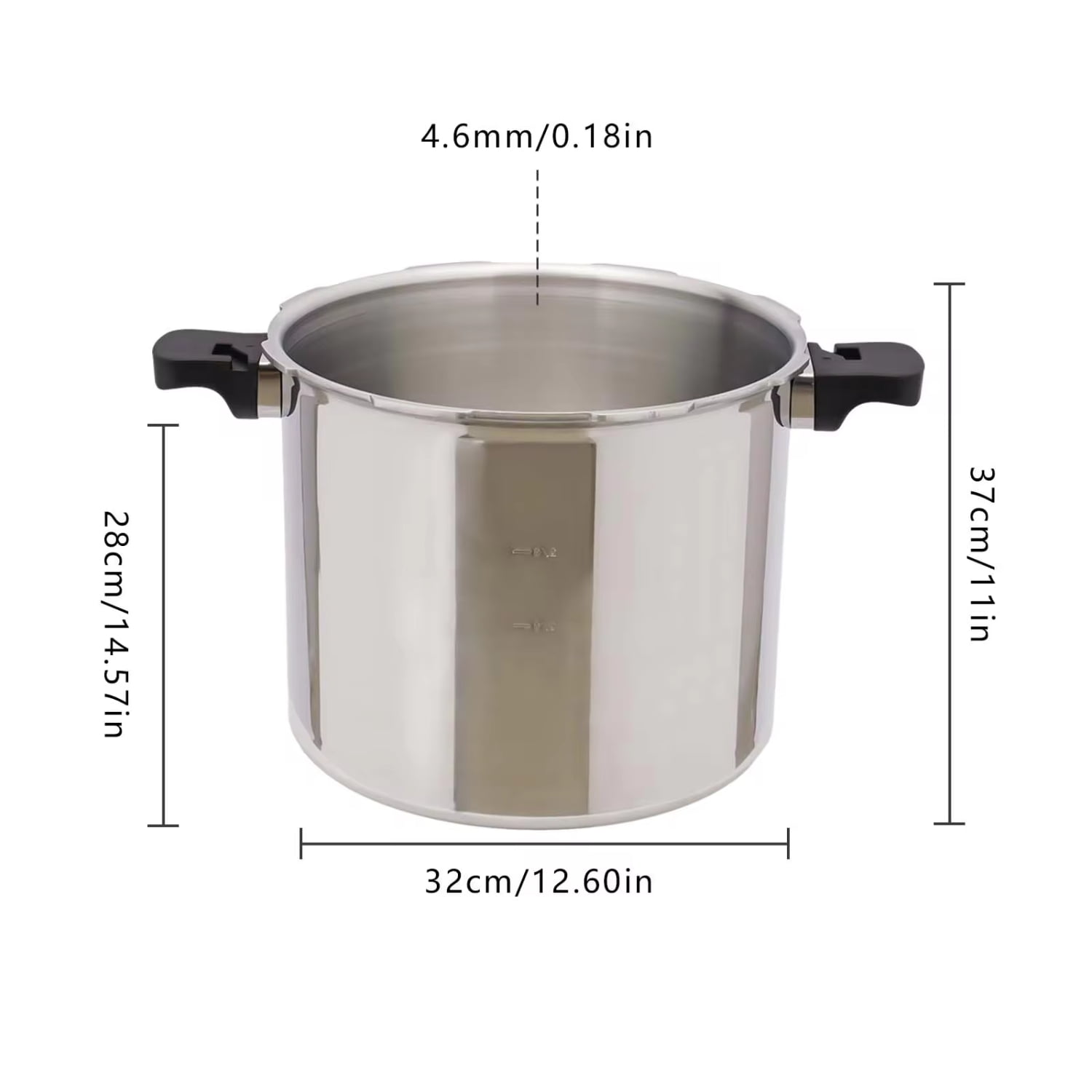 DNGZJAO 23 Quart Pressure Canner and Cooker with Pressure Gauge 10PSI