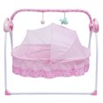 DNGZJAO Baby Cradle Auto Swing Rocker Cot Infant Sleeping Bed Swing