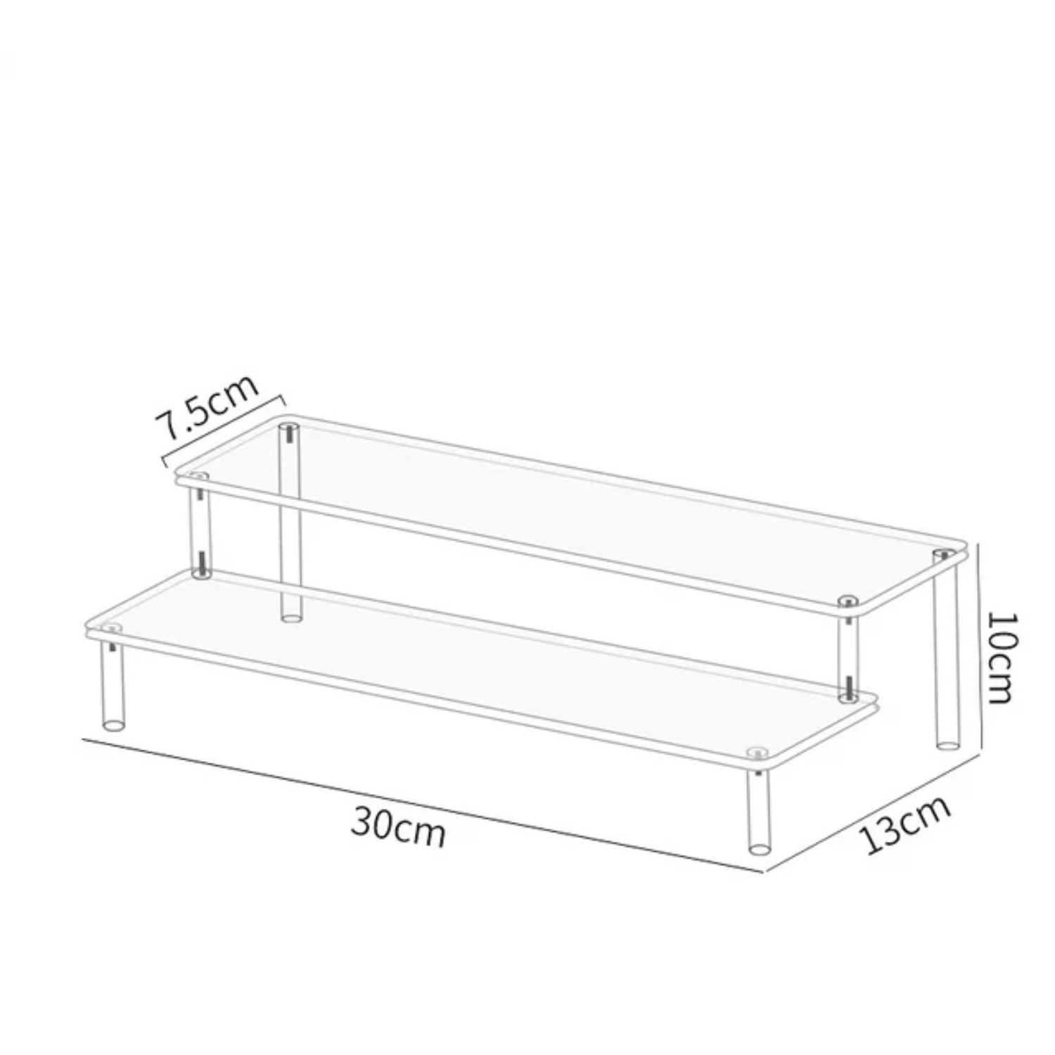 DNGZJAO Handmade Acrylic Display Stand for Animation Car Model and