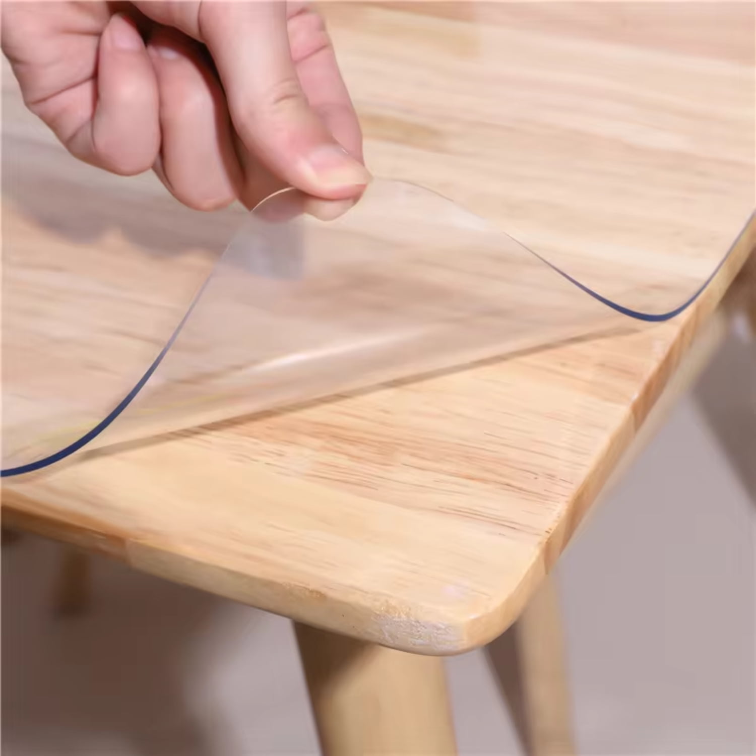 DNGZJAO High Clarity Plastic Table Cover 1.5mm forPremium 1.5mm