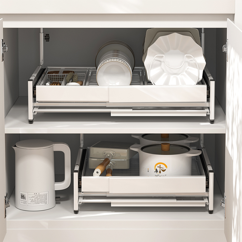DNGZJAO Pull out Organizer Expandable(13”22.8”) under sink