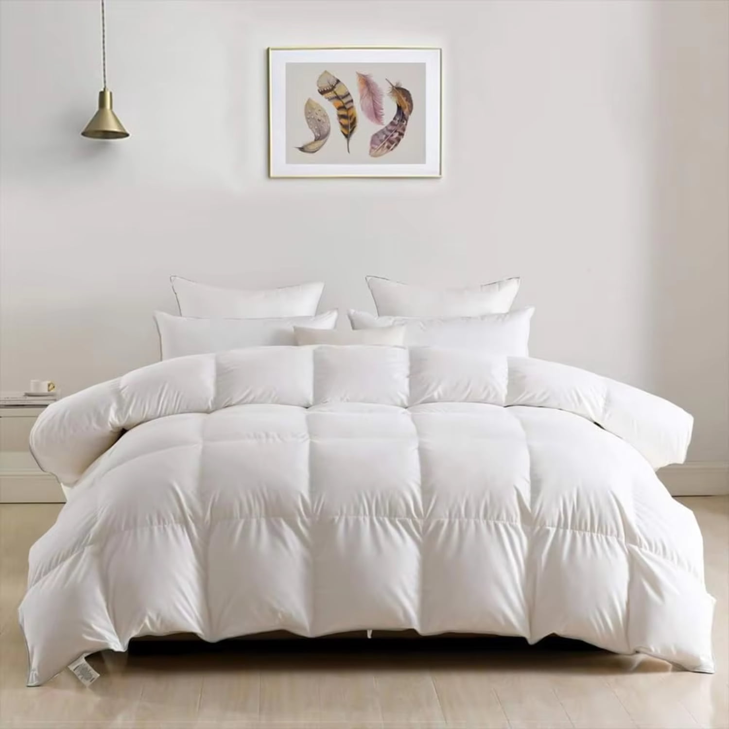 DNGZJAO Ultra Soft Lightweight Duvet Insert Cooling Thin Summer Down