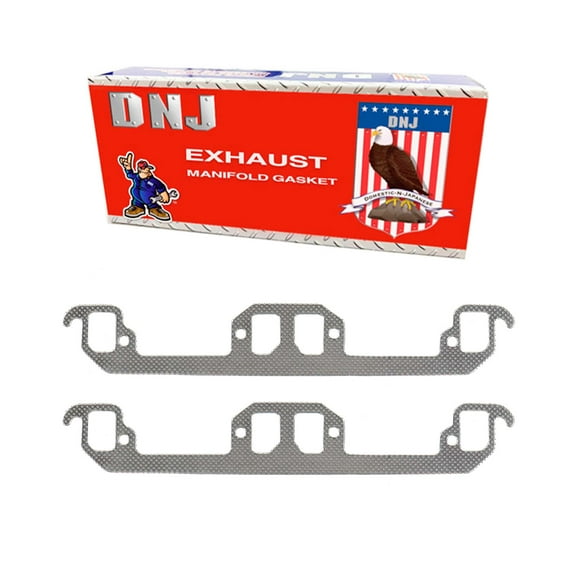 DNJ EG1142 Exhaust Manifold Gasket Fits Cars & Trucks 92-03 Dodge Jeep B150 B1500 5.2L OHV 16v